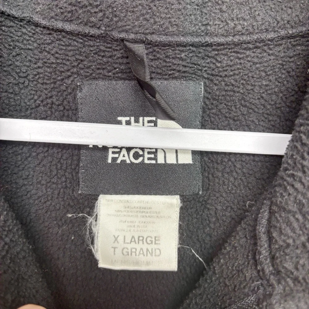 The North Face Denali Jacket Mens XL Black Polartec Fleece Full Zip Hiking